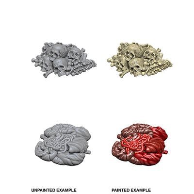 WizKids : Unpainted Miniatures - Wave 6 - Pile of Bones & Entrails | Boutique FDB