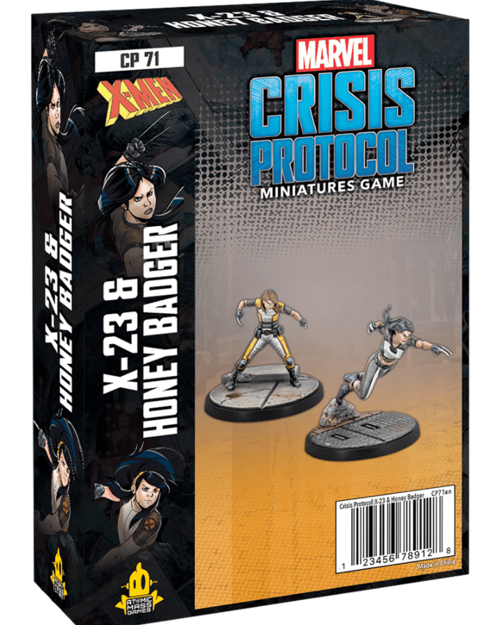 Marvel Crisis Protocol: X-23 & Honey Badger Character Pack | Boutique FDB