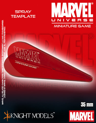 MARVEL UNIVERSE SPRAY TEMPLATE | Boutique FDB