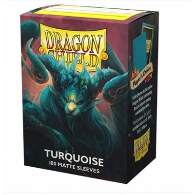 Dragon Shield Matte Sleeves - Turquoise (100) | Boutique FDB