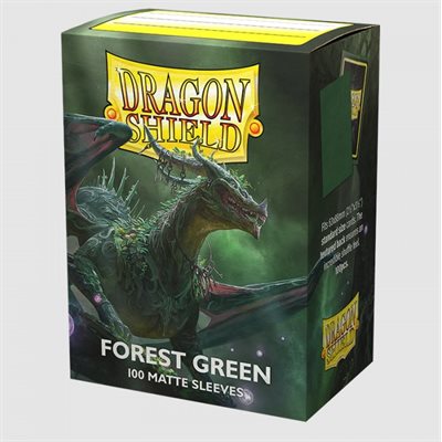 Dragon Shield Matte Sleeves - Forest Green (100) | Boutique FDB