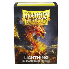 Dragon Shield Matte Dual Sleeves - Lightning (100) | Boutique FDB