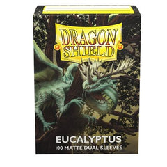 Dragon Shield Matte Dual Sleeves - Eucalyptus Green (100) | Boutique FDB