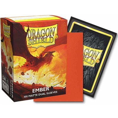 Dragon Shield Matte Dual Sleeves - Ember (100) | Boutique FDB