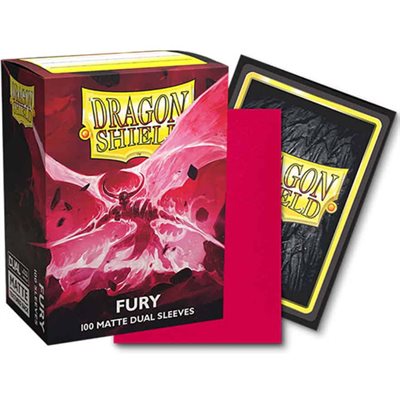 Dragon Shield Matte Dual Sleeves - Fury (100) | Boutique FDB
