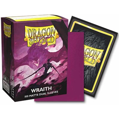 Dragon Shield Matte Sleeves - Dual - Chaos Wraith Purple (100) | Boutique FDB