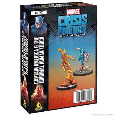 Marvel Crisis Protocol: Captain America & the Original Human Torch | Boutique FDB
