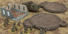 Battlefield in a Box: Large Craters and Runied House | Boutique FDB