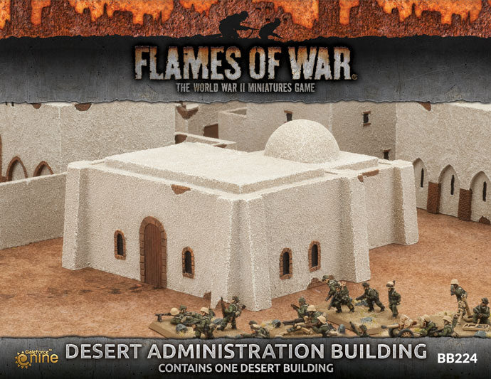 Flames of War Desert Administration Building | Boutique FDB