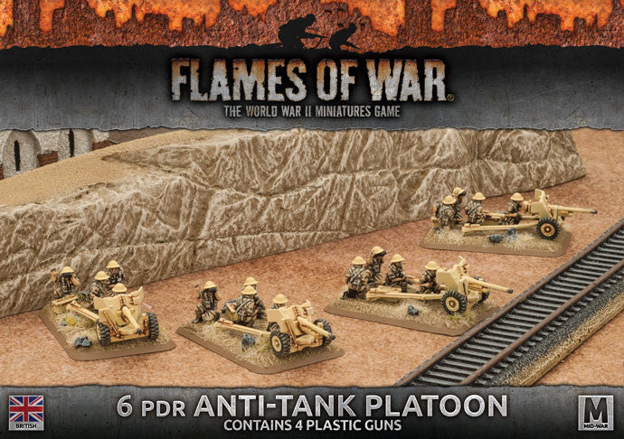 Flames of War 6pdr Anti-tank platoon | Boutique FDB