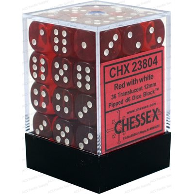 Translucent: 36D6 Red / White | Boutique FDB