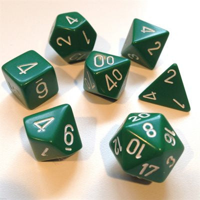 Opaque: 7Pc Green / White | Boutique FDB