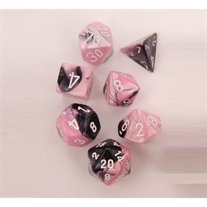 GEMINI 7-DIE SET BLACK-PINK/WHITE | Boutique FDB