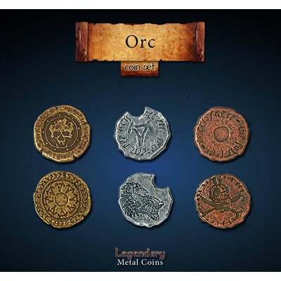 Orc Metal Coins | Boutique FDB