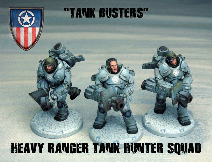 Dust Tactics Heavy Ranger Tank Hunter Squad | Boutique FDB