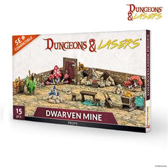 Dungeons & Lasers: Half-Height Walls : Dwarven Mine Props | Boutique FDB