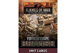 Fortress Europe: British Unit Cards | Boutique FDB