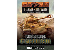 Fortress Europe: German Unit Cards | Boutique FDB