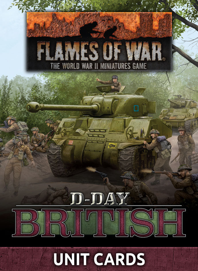 D-Day British Unit cards | Boutique FDB