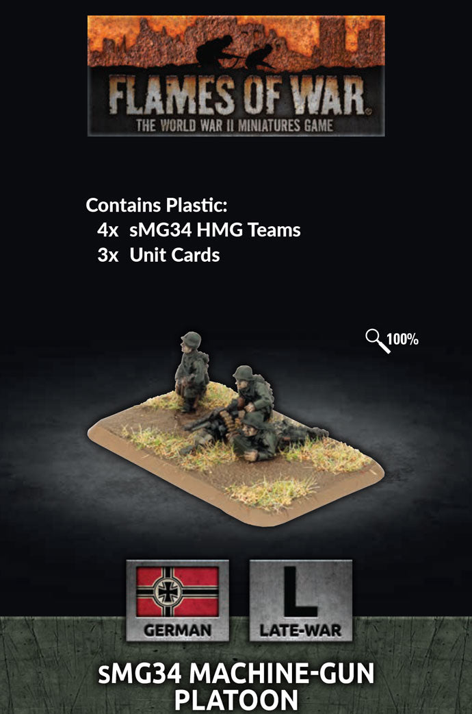 MG34 Machine-gun Platoon (plastic) | Boutique FDB