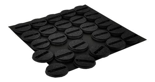 25mm Slotted Round Bases (25) | Boutique FDB