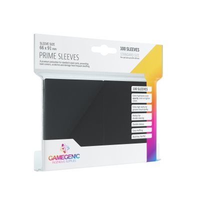 Gamegenic Sleeves : Prime - Black | Boutique FDB