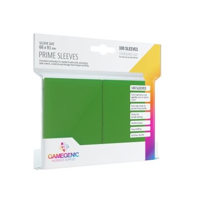 Gamegenic Sleeves : Prime - Green | Boutique FDB