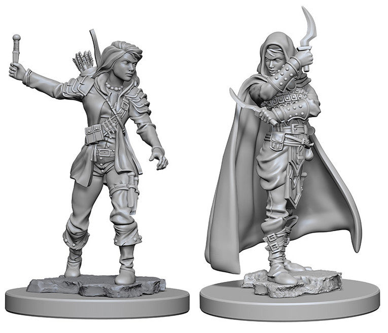 Pathfinder Deep Cuts Unpainted Miniature: Human Female Rogue | Boutique FDB