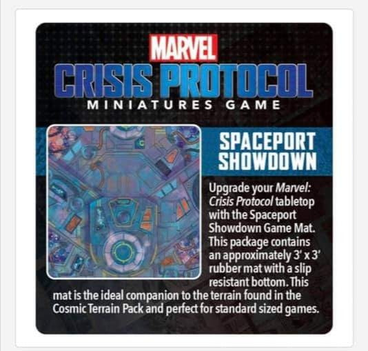 Marvel Crisis Protocol - Playmat Spaceport Showdown | Boutique FDB