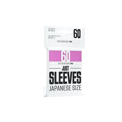 Gamegenic Sleeves : Just Sleeves - Japanese Size - Pink (60) | Boutique FDB