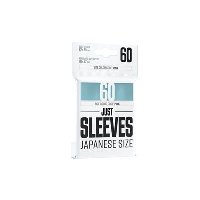 Gamegenic Sleeves : Just Sleeves - Japanese Size - Clear (60) | Boutique FDB