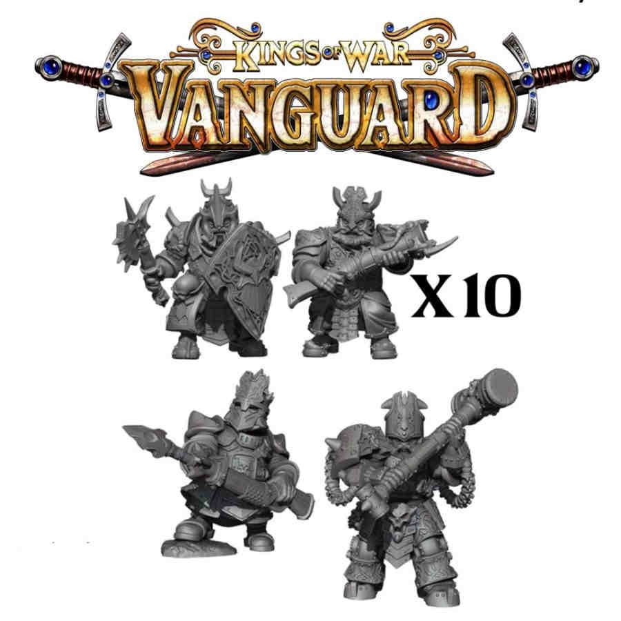 King of War Vanguard Abyssal Dwarf Warband | Boutique FDB