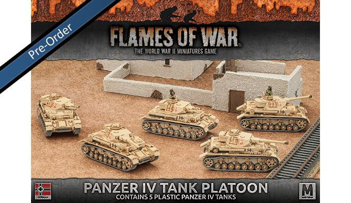 Flames of War Panzer IV Tank Platoon (Plastic) | Boutique FDB