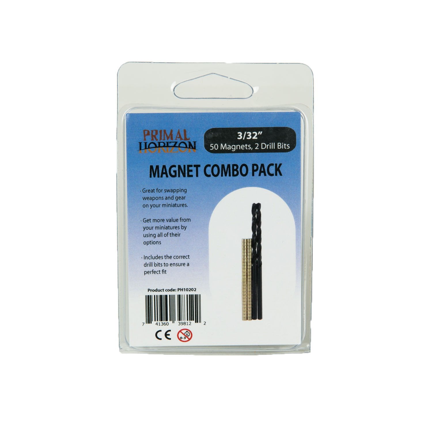 Magnet combo pack 3/32 (50) 2 drill bits | Boutique FDB