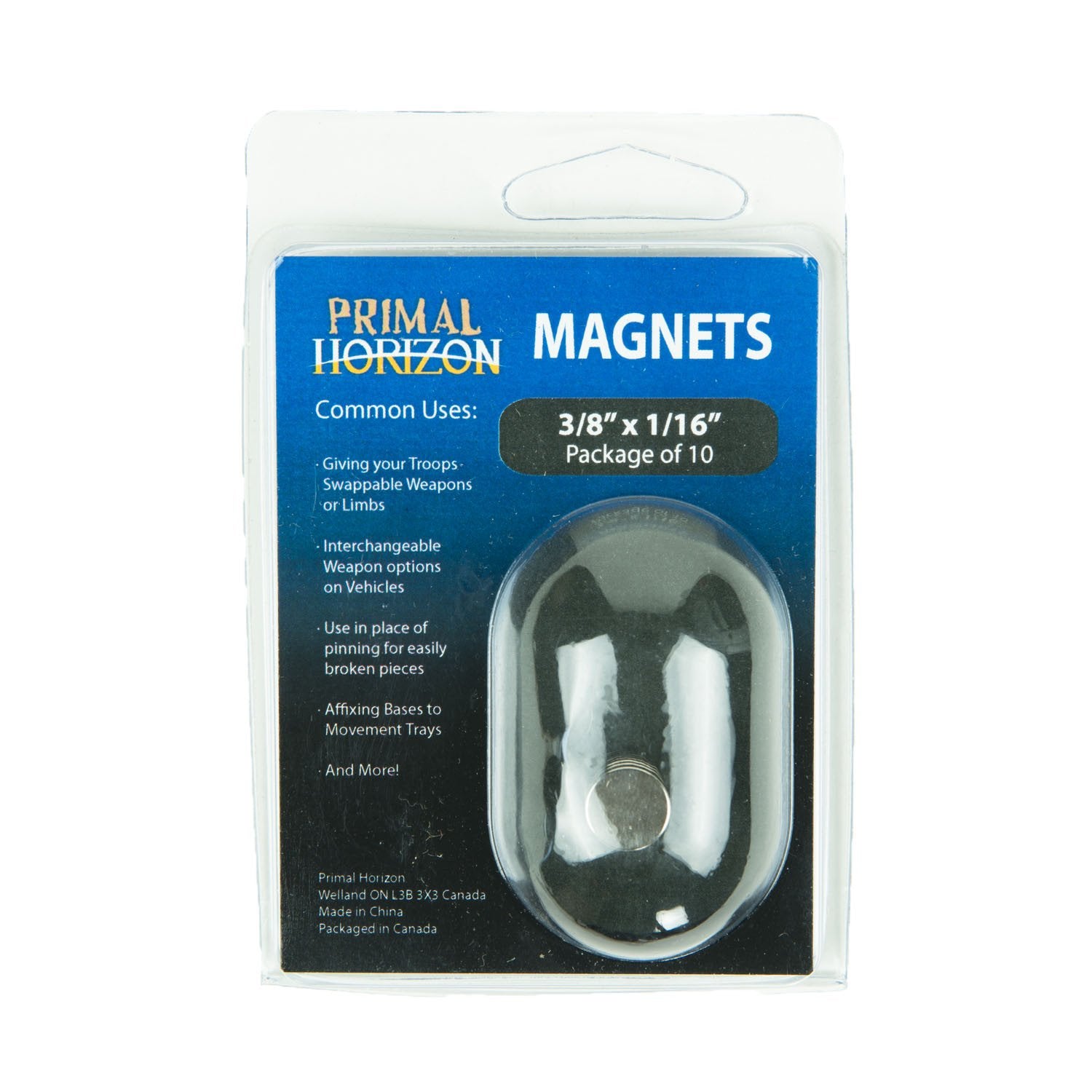Magnets 3/8 x 1/16 (10) | Boutique FDB