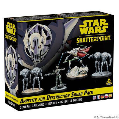 Star Wars Shatterpoint - Appetite for Destruction - General Grievous Squad Pack  (July 14th 2023) | Boutique FDB