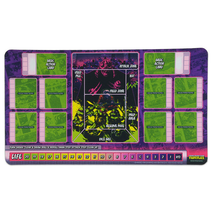 Ninja Turtle Playmat dice master | Boutique FDB