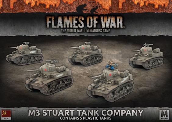 Flames of War M3 Stuart Tank Company | Boutique FDB