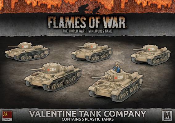 Flames of War Valentine Tank Company | Boutique FDB