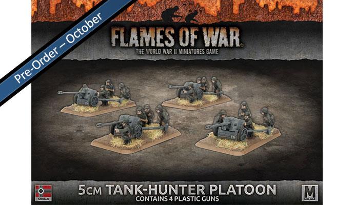 Flames of War 5cm Tank-hunter Platoon (Plastic) | Boutique FDB