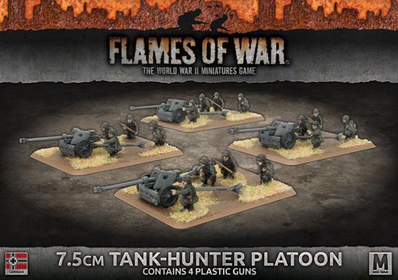 Flames of War 7.5cm Tank-hunter Platoon (Plastic) | Boutique FDB