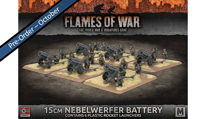 Flames of War 15cm Nebelwerfer Battery (Plastic) | Boutique FDB