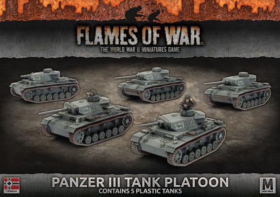 Flames of War Panzer III Tank Platoon | Boutique FDB