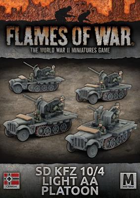 Flames of War SD KFZ 10/4 Light AA Platoon | Boutique FDB