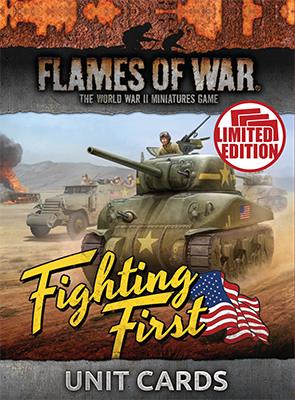 Flames of War Fighting First Unit cards | Boutique FDB