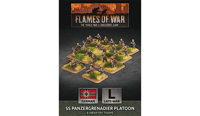 Flames of War: SS Panzergrenadier Platoon - Late War | Boutique FDB