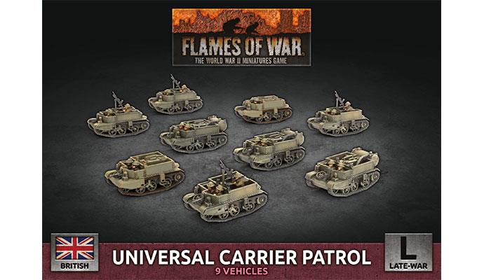 Flames of War : Universal Carrier Patrol (LW) | Boutique FDB