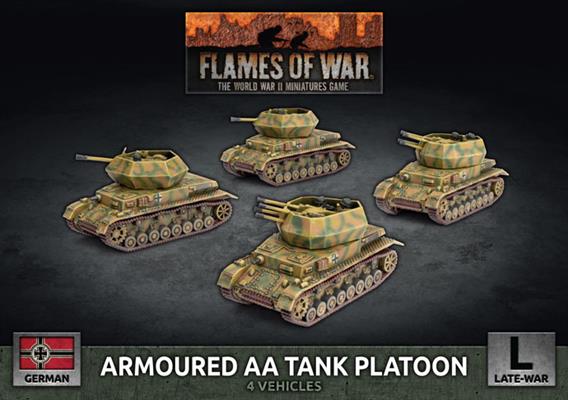 Flames of War : Armoured AA Tank Platoon (LW) | Boutique FDB
