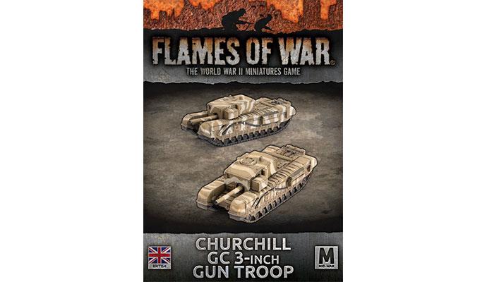 Flames of War : Churchill GC 3-inch Gun Troop | Boutique FDB