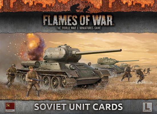 Flames of War Soviet Unit Cards | Boutique FDB